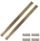 TooCust Piano Hinge 24 Inch, 2 Pack, Thickened Steel, Antique Bronze Finish