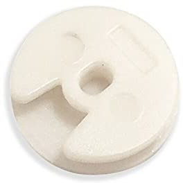 Gintai Lot de 2 capuchons analogiques J-oystick pour N-intendo 2DS 3DS 3DS XL LL Blanc