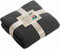 Schnoschi dunkelgraue Fleece Kuscheldecke mit Namen Bestickt 170 x 130 cm Sofadecke Fleecedecke warme Decke