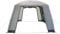 Berghaus Easy to Pitch Inflatable Air Shelter with 4 Side Panels, 3m x 3m Event Shelter, Gazebo, Ideal for Camping, Garden Parties and Outdoor Events, Camping Equipment (Grey)