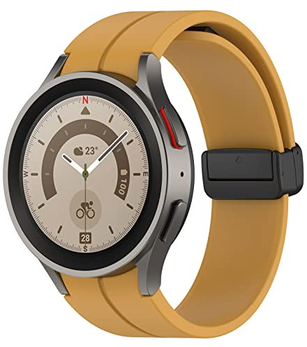 Cinturino Sportivo per Samsung Galaxy Watch 7/6/5/4/FE 40mm 44mm/Galaxy Watch 6 Classic 47mm 43mm/Galaxy Watch 4 Classic 46mm 42mm/Galaxy Watch 5 Pro 45mm,cinturino silicone Uomo/Donna