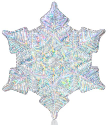 devembr Snowboard Stomp Pad, 3D Klare Schneeflocke Snowboard Stomp Pads, PVC-Material, 13 x 11,5 cm, Laser