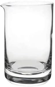 Cocktail Verre à Mélange Transparent avec Bec Verseur Capacité 60cl Plain Mixing Glass Professionnel Equipement Accessoire Barman Matériel de Bar Pub Restaurant