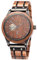 Waidzeit LW01W Uhr Herrenuhr Edelstahl Holz 3 bar Analog braun