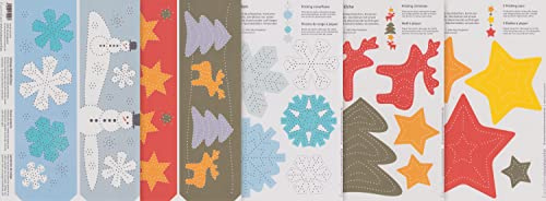 Familienmomente Prickelvorlagen-Set Schöne Winterzeit basteln A5 Papier