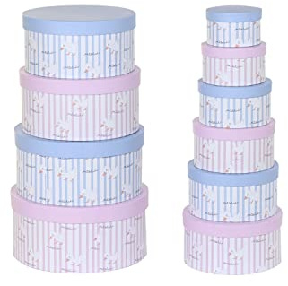 DKD Home Decor Organizer-Set, stapelbar, Standard