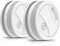 BSEED Smart Rauchmelder/Feuermelder, Smart Home WLAN Rauchmelder mit App Benachrichtigung, arbeitet mit Amazon Alexa/Google Home, vernetzte Rauchmelder mit 85 dB nach CE & EN 14604 Standard, 2er Pack