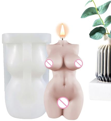 Körperförmige Kerzenformen | -Silikonform für Frauen und menschliche Körper | weibliche männliche Formen, Silikonformen, Harz, Körperkunst, Kerzenform für Wachs, Aromatherapie Soydan