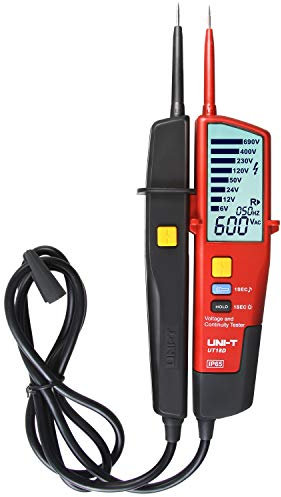UT18D Waterproof Voltage Tester with Automatic Range, Continuity Tester, Flashlight, and 6V~690V AC DC Voltage Detection