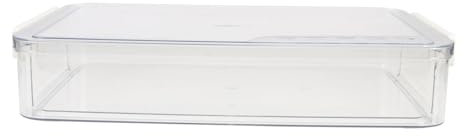 Operitacx Kasten Datendateibox Vorratsbehälter Mit Deckel Ordner-organizer Für Den Schreibtisch Arbeitsplatzorganisator Aktenkoffer Bleistiftschublade Unterlagen Fotobox Abs