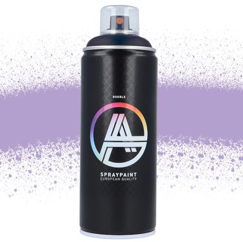 Double A Spraypaint Sprühdose 400ml Sprühfarbe Acryllack Sprühlack matt hochdeckend DIY Kunststoff Metall Möbel Deko (DA-250 Lavender)