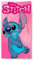 Aymax Strandtuch, Schwimmbad, Rosa, Stitch, Besos von Lilo und Stitch, 140 x 70 cm, 100 % Baumwolle, zertifiziert, Qualität: Oeko-Tex