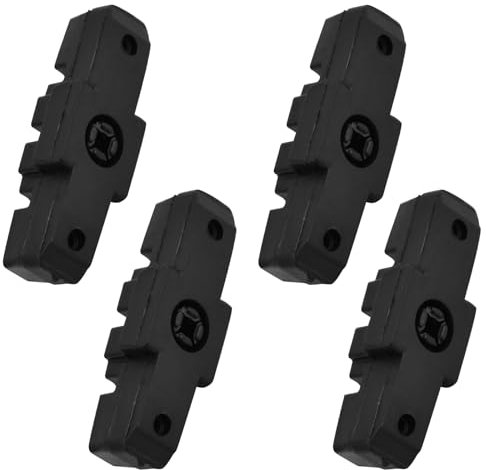 Bremsbeläge, 4 Stück Bremsschuhe,Set für Vorne und Hinten,Bremsschuhe Fahrrad Bremsbelag,für Magura Hs11/ Hs22/ Hs24/ Hs33 50 mm Schwarz Hohe Bremsleistung