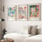 Matisse-Druck, 3er-Set, Poster „Die offene Fensterlandschaft bei Collioure“, Wandkunst, Gemälde, Wohnzimmer, Flur, Wanddekoration, 50 x 70 cm, 3 Stück, ohne Rahmen