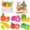 Accessoires De Magasin, Accessoires De Cuisine pour Enfants, Accessoires De Cuisine De Jeu en Bois, Aliments Jouets, Jouets Montessori pour Enfants De 3 4 5 Et 6 Ans, Cadeaux Noël pour Enfants Filles