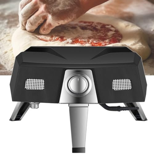 Pizzaiolo da Cortile Personalizzato per Casa e Ristorante, Forno Commerciale a Gas da 12 Pollici con Pietra per Pizza, Forno per Pizza a Gas da Esterno, Forno per Pizza Sia