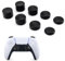 DLseego Thumbsticks Cap pour Manette PS5 PS4 Xbox,8 Pièces Silicone Capuchons de Joystick pour PS5/PS4,Conception Courte et Haute à Réduire Pouce Fatigue,Noir