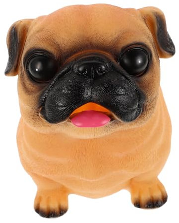 VICASKY Sparschwein für Hunde Sparbüchse Hunde-Spardose Kinder- Tier Spardose Lustige Hundespardose Cartoon-Sparschwein Welpen-Sparschwein Tiergeldbank Hund Geld Bank Harz Khaki