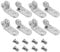 OTOTEC 4 Pairs Glasses Hinge Universal 3mm Glasses Temple Frame Hinge Glasses Hinge Repair for Sunglasses Travelers Plastic Frame 3x1mm