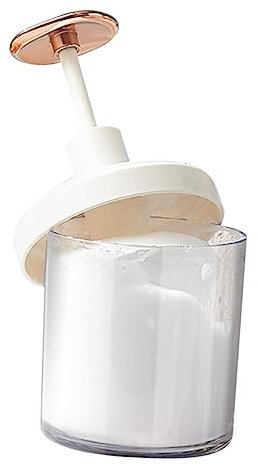 HAPINARY Blaser Schaum nass für Gesicht schrubben Reiniger Hersteller Tücher body wash shower gel badewannentrockner reinigungsknete badeglibber Gesichtsschäumer schäumender Bubbler pp Weiß