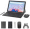Tablette Android 15 10 2 en 1 avec étui clavier, souris et stylet, 10 Go de RAM, 64 Go de ROM, 1 To d'extension, processeur quadricœur, 5G WiFi6, BT5.0, écran IPS 6000 mAh, 1280 x 800, Widevine L1,