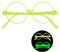 NPXUAMTJ Tanzshow Noctilucous Brillen Für Kinder Erwachsene Fluoreszenz Brillenrahmen Für Party Eyewears Bühne Mit Brille.