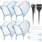 CATOR Lot de 12 bonnet meches cheveux, accessoires de coloration capillaire, bonnet meches cheveux, capuchon de coloration réglable, accessoires de coiffeur, capuchon de surbrillance avec trous