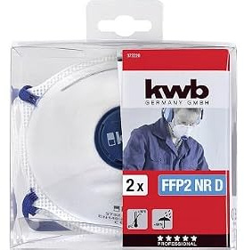 Generisch kwb 48er-Pack Feinstaubmaske Handwerker Werkstatt mit Ventil weiß UVP:99€ 10.11