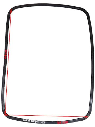 Marel Shop® - Guarnizione Porta 35 x 44 cm per Forno compatibile con Candy Hoover Zerowatt Haier per Modelli: FCS100X/E - CELFP605X - FCP405X - HWO60SM5B5BH - FCC603AV - HWO60S4LMB2
