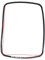 Marel Shop® - Guarnizione Porta 35 x 44 cm per Forno compatibile con Candy Hoover Zerowatt Haier per Modelli: FCS100X/E - CELFP605X - FCP405X - HWO60SM5B5BH - FCC603AV - HWO60S4LMB2