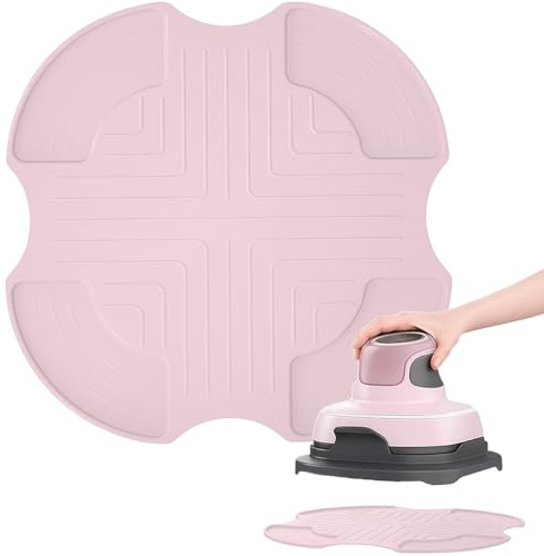 Dessous de plat en silicone Ninja Crispi PowerPod sur mesure – Coussinets chauds pour friteuse à air en verre Ninja Crispi, résistant à la chaleur, antidérapant, protection pour comptoir (rose)
