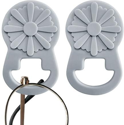Mppchhn Clip À Lunettes Pour Chemise | Clip pour Lunettes et Vêtements,L'alternative en silicone pour sangle de lunettes suspendu pour mode voyage activités extérieures randonnée plage et femmes