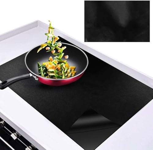 Große Silikonmatte 78 x 52 cm, Große Induktionskochfeld Schutzmatte Silikon Induktion schutzmatte Induction Cooker Silikonmatte HitzebestäNdiges Wärmeisolierte Pad für Induktionsherd