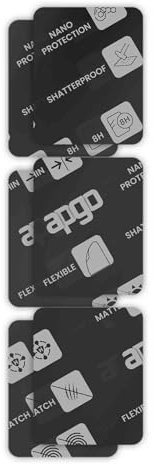 apgo [6 Stück] Hybrid Schutzglas Matt 8H für Esterio K57 PRO Smartwatch, kratzfestes Displayschutzglas, Ersatz für Hartglas