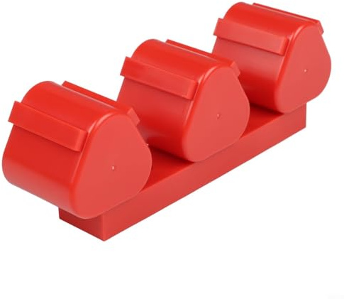 Efficient Wall Mount Battery Holder for Bosch 10 8V & 12V Tools and Batteries (Red)