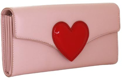 Camomilla Milano Portafoglio Donna, Similpelle, Collezione Love Bag, Misura L, Colore Rosa
