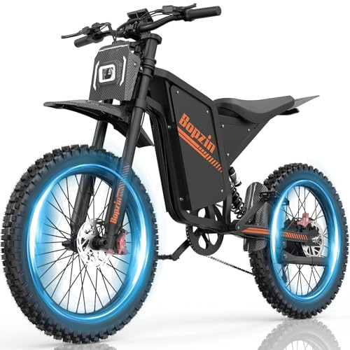 YVY Q8 Electric Bike, 100 Miles Max Range, 60V 35AH Removable Battery, 200NM Motor, 25 Fat Tire Electric Dirt Bike, Hydraulic Rear Suspension, Dual Hydraulic Disc, LCD Display