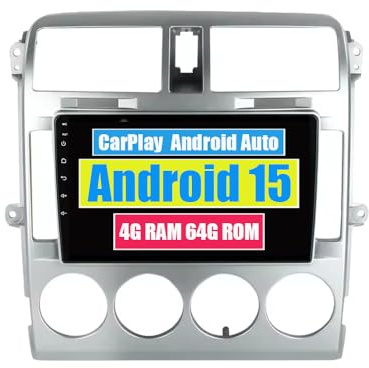 RoverOne Autoradio CarPlay Haupteinheit für Kia Carnival UP GQ 2002-2006 Android Auto Touchscreen Sat Navi Bluetooth WiFi Radio Player