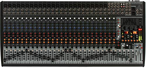 Behringer EURODESK SX3242FX Studio/Live-Mixer mit 32 Eingängen und 4 Bussen, ultra-rauscharmem Design, XENYX-Mikrofonvorverstärkern, britischem EQ und dualem Multi-FX-Prozessor