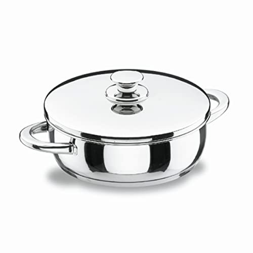 LACOR - 40640 - Tartera con Tapa Vitrocor 40cm INOX
