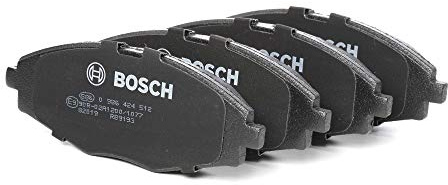 BOSCH Bremsbelagsatz, Scheibenbremse 0986424512 | Kompatibel mit: CHEVROLET MATIZ, SPARK, GM KOREA LANOS, LANOS Stufenheck, MATIZ