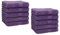 Betz 10 Stück Seiftücher Premium 100% Baumwolle Seiflappen-Set 30x30 cm Farbe lila