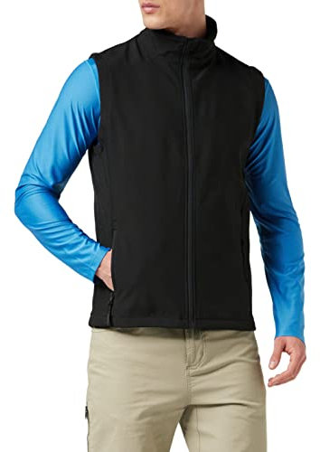 Result R232M Printable Softshell Bodywarmer - Black/Black, 3X-Large