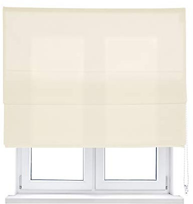 VIEWTEX | Store Bateau Tamisant | Couleur: Ivoire 120 X 250cm | pour Fenêtres et Portes | Fabriqué en Europe | Garantie 5 Ans