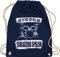 Shirtracer Turnbeutel Rucksack - Musik Instrument Zubehör - Der tut nix. der will nur Schlagzeug spielen. - Unisize - Navy Blau - geschenk schlagzeuger instrumente für musiker drums beutelrucksäcke
