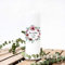 Hochzeitskerze Kerze zur Hochzeit Trauung Traukerze Vermählung mit Blumenkranz Pfingstrosen Wunschnamen & Datum wk100 ilka parey wandtattoo-welt®