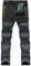 EKLENTSON Mens Waterproof Pants Fleece Lined Snow Ski Pants Outdoor Hunting Climbing Windproof Pants Zipper Pockets Black