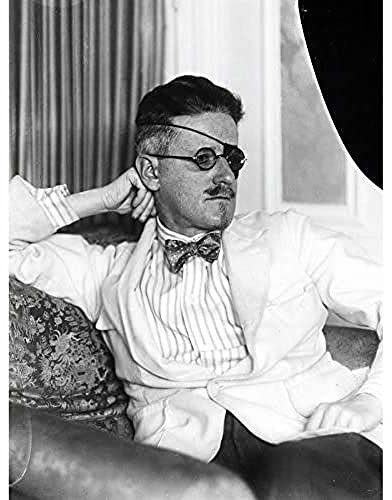 Artery8 Abbott Portrait James Joyce Schriftsteller Augenklappe Ungerahmter Druck 30x40 cm