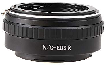 Hersmay N/G-EOSR Adaptador de montaje de lente para Nikon G/F/AI/AIS/D/AF-S lente de montura para cámara Canon EOS R Full Frame sin espejo
