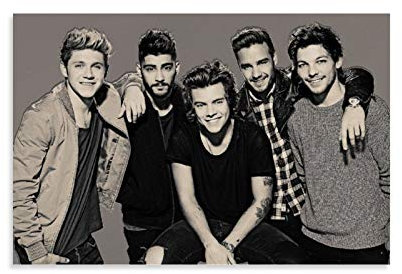 WSDSB One Direction 23 Poster, dekoratives Gemälde, Leinwand, Wandkunst, Wohnzimmer, Poster, Schlafzimmer, Gemälde, 40 x 60 cm